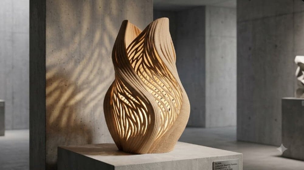 Flora — lampada traforata, Collezione Luce